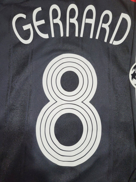 Gerrard Liverpool 2007 2008 Third UEFA Soccer Jersey Shirt L SKU# 694386 Adidas