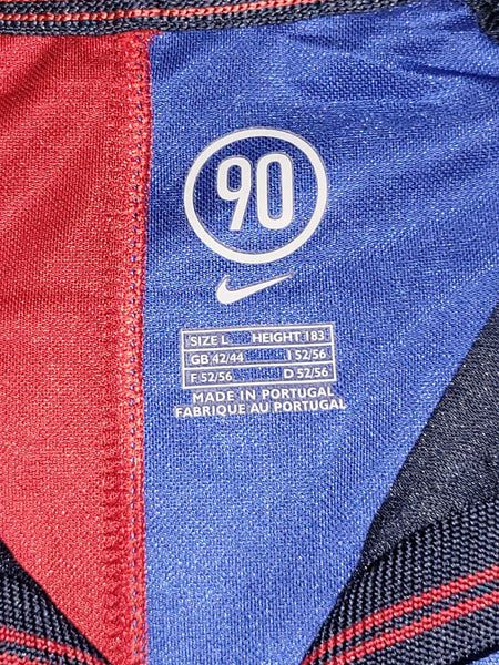 Guardiola Barcelona Centenary 1999 2000 TOTAL 90 Soccer Jersey Jersey Shirt L SKU# F40307AOG 118863 foreversoccerjerseys