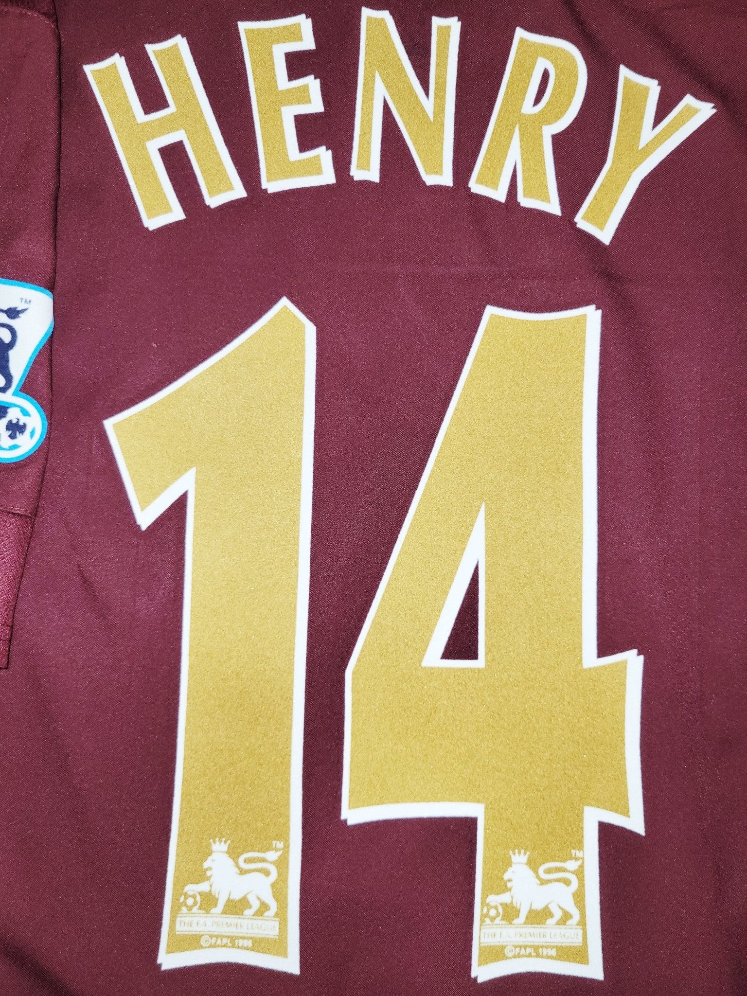Henry Arsenal 2005 2006 HIGHBURY LAST GAME Home Soccer Jersey