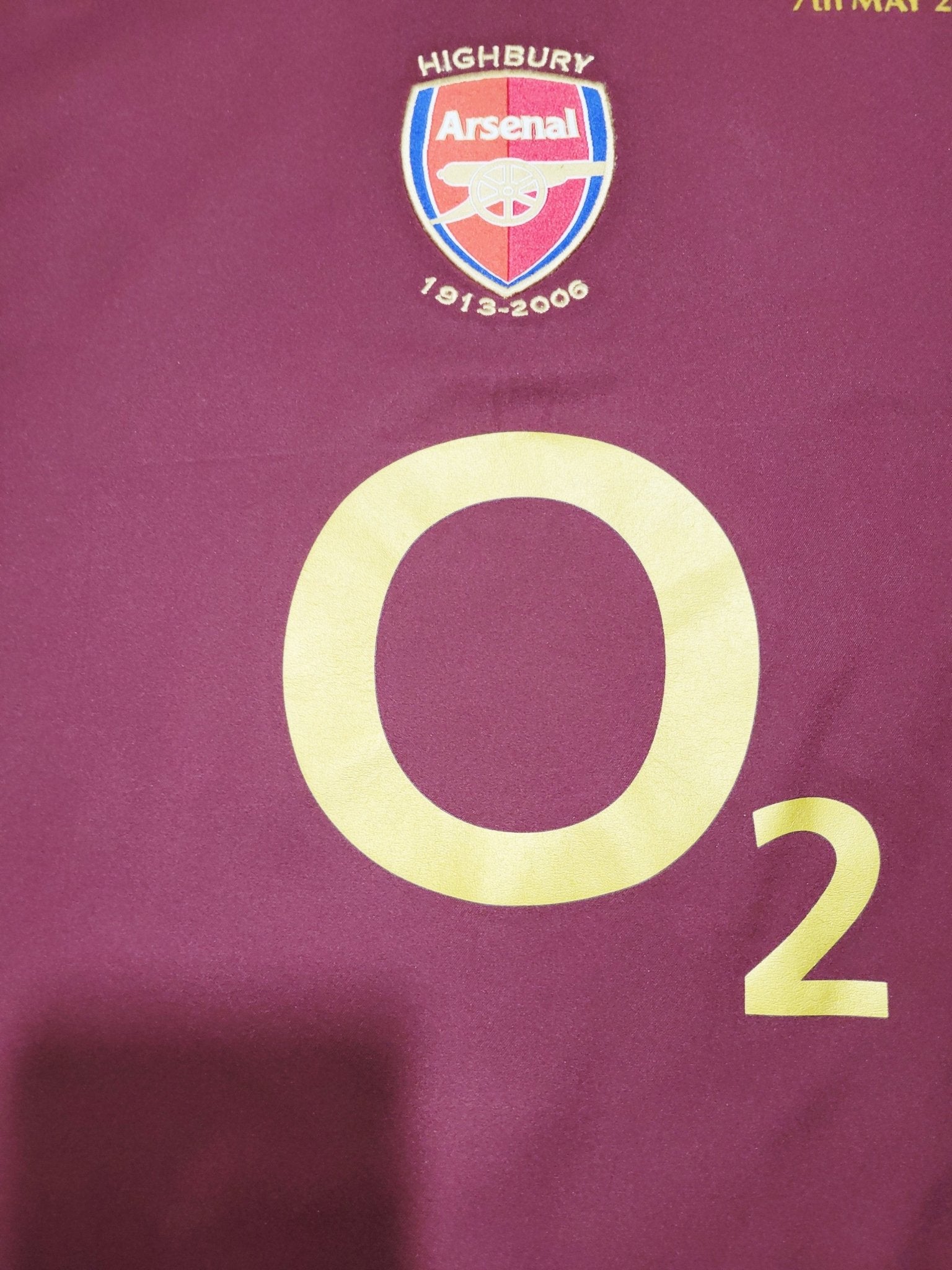 Henry Arsenal 2005 2006 HIGHBURY LAST GAME Home Soccer Jersey