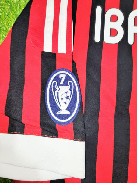 Ibrahimovic AC Milan 2011 2012 Home Soccer Jersey Shirt L SKU# V13457 Nike