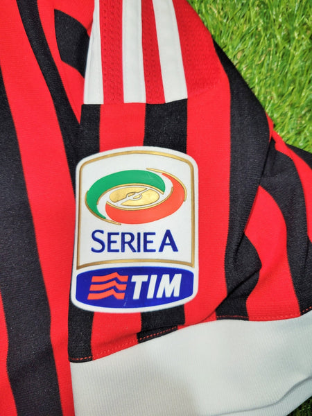 Ibrahimovic AC Milan 2011 2012 Home Soccer Jersey Shirt L SKU# V13457 Nike