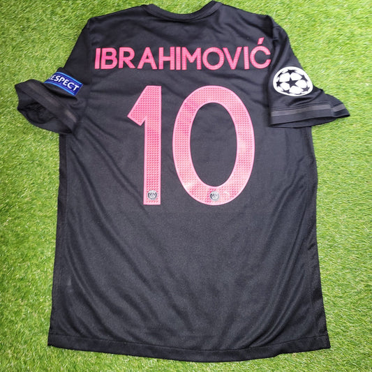 Ibrahimovic PSG Paris Saint Germain 2015 2016 Third UEFA Soccer Jersey Shirt M SKU 658901 - 011 Nike