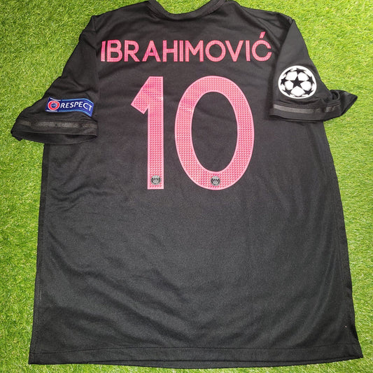 Ibrahimovic PSG Paris Saint Germain 2015 2016 Third UEFA Soccer Jersey Shirt XL SKU 658901 - 011 Nike