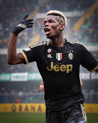 Pogba Juventus 2015 2016 Third Soccer Jersey M SKU# S12849