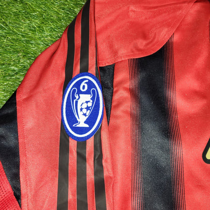 Kaka AC Milan 2004 2005 UEFA Long Sleeve Home Soccer Jersey Shirt BNWT XL SKU 302712 Adidas