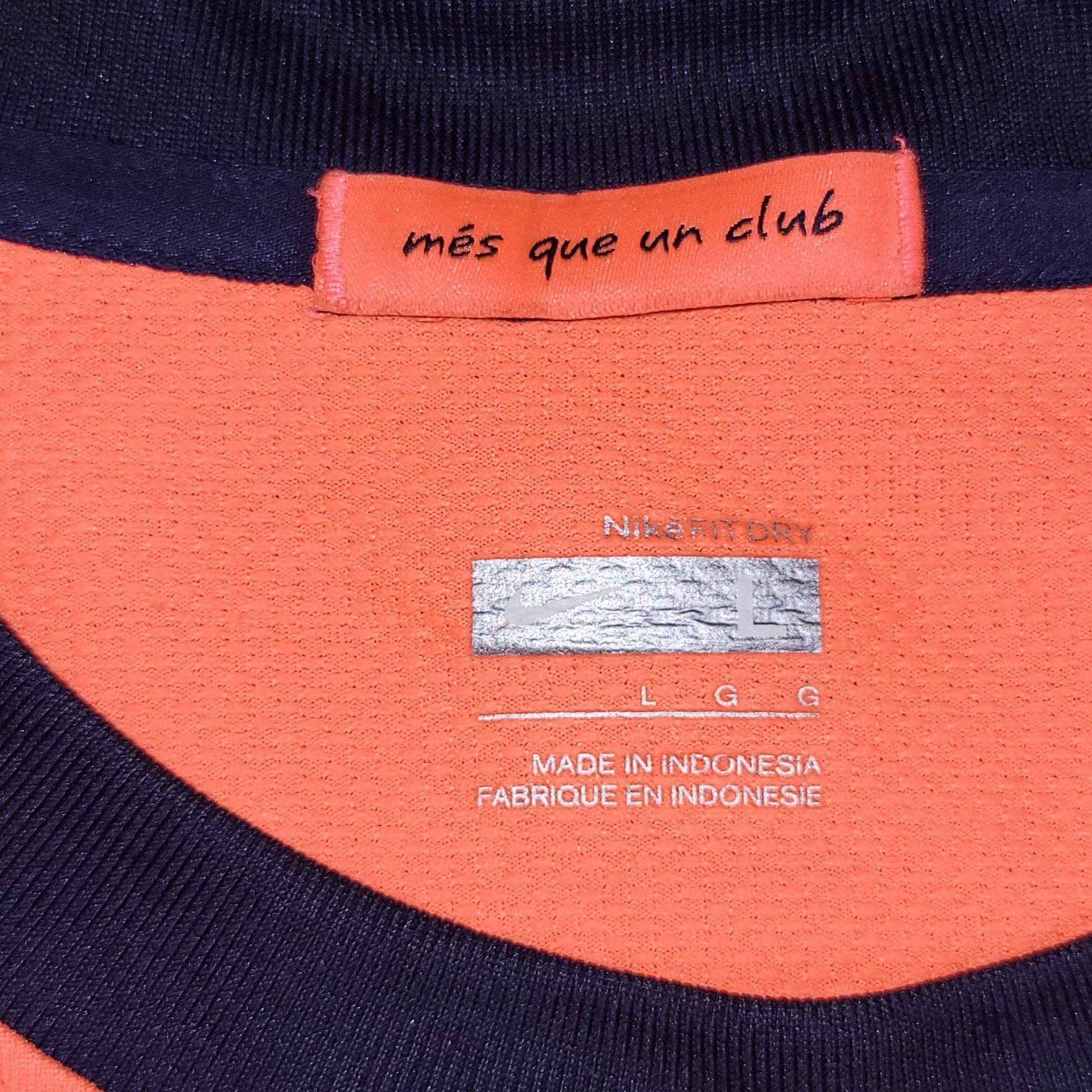 Marquez Barcelona 2009 2010 Away Soccer Jersey Shirt L SKU 355020 - 870 Nike