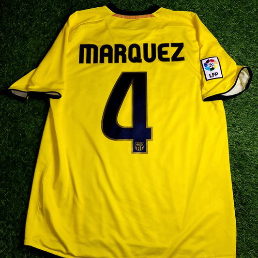 Marquez Barcelona TREBLE SEASON 2008 2009 Away Soccer Jersey Shirt M SKU 286787 - 760 Nike