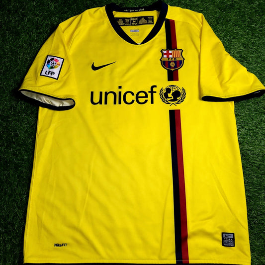 Marquez Barcelona TREBLE SEASON 2008 2009 Away Soccer Jersey Shirt M SKU 286787 - 760 Nike