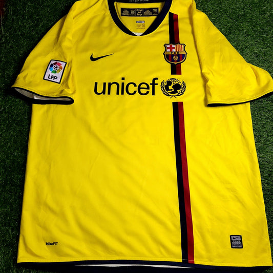 Marquez Barcelona TREBLE SEASON 2008 2009 Away Soccer Jersey Shirt XL SKU 286787 - 760 Nike