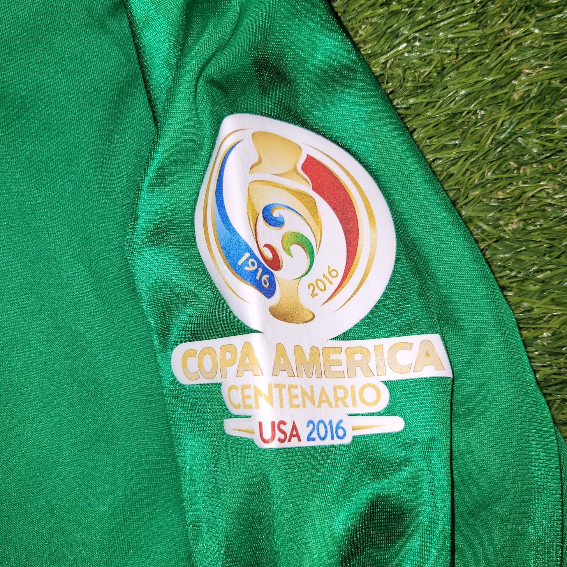 Marquez Mexico 2016 GOLD CUP Long Sleeve Soccer Jersey Shirt L SKU# AC2724 Adidas
