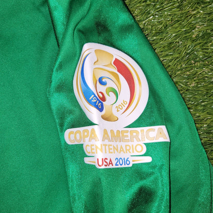 Marquez Mexico 2016 GOLD CUP Long Sleeve Soccer Jersey Shirt L SKU# AC2724 Adidas