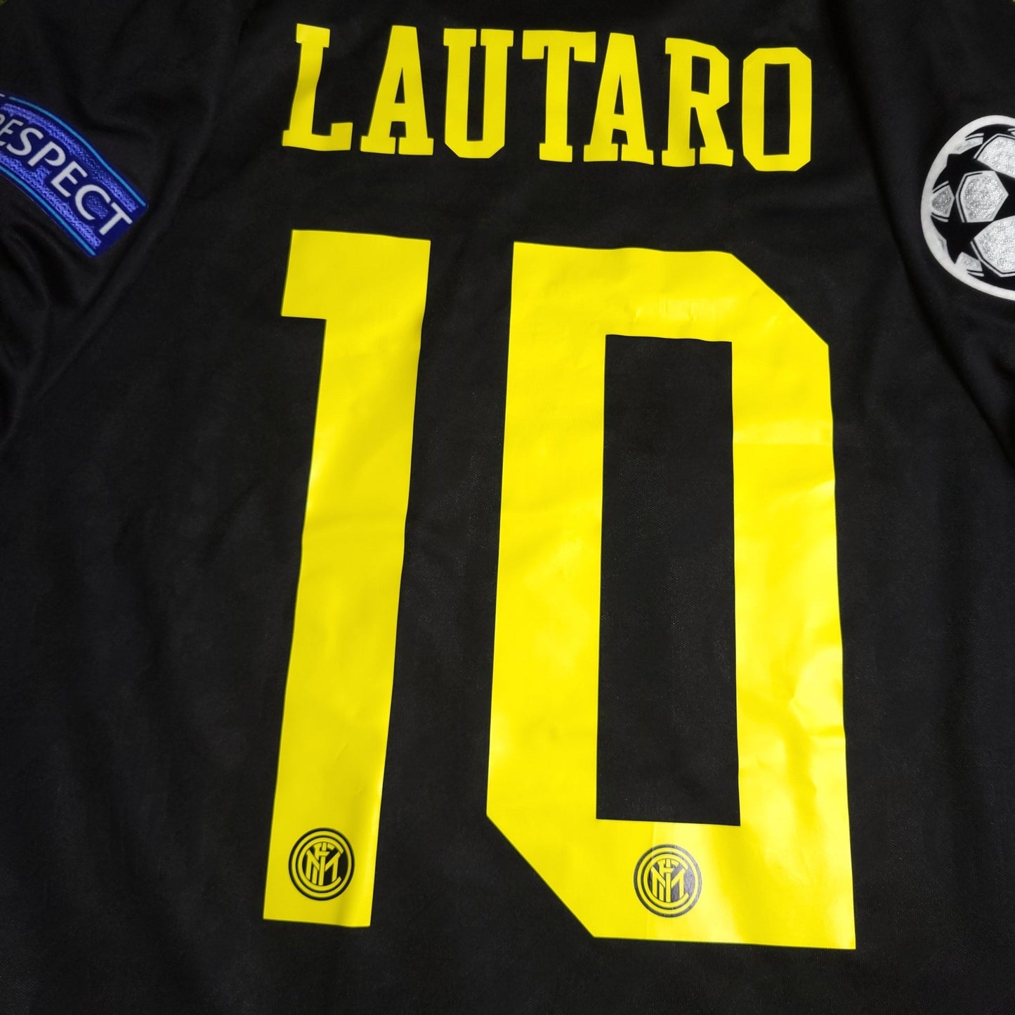 Martinez Inter Milan 2019 2020 UEFA Third Soccer Jersey Shirt M SKU AT0031 - 011 Nike