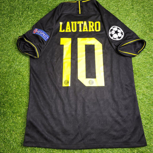 Martinez Inter Milan 2019 2020 UEFA Third Soccer Jersey Shirt M SKU AT0031 - 011 Nike