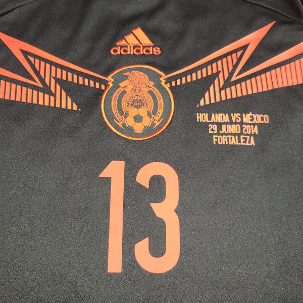 Memo Ochoa Mexico 2014 WORLD CUP GK Soccer Jersey Shirt L SKU# G86995 Adidas