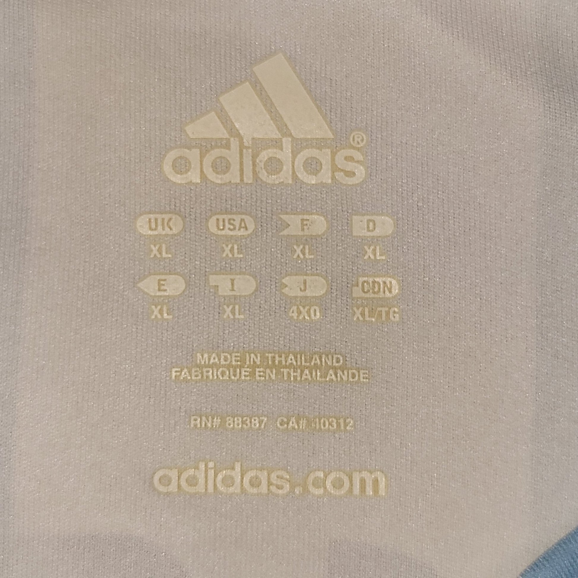 Messi Argentina 2006 WORLD CUP Home Adidas Soccer Jersey Shirt BNWT XL SKU# 739802 AZB001 Adidas