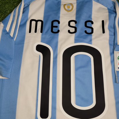 Messi Argentina 2010 WORLD CUP Home Soccer Jersey Shirt M SKU P79919 Adidas