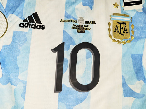 Messi Argentina 2020 2021 2022 COPA AMERICA FINAL PLAYER ISSUE Home Soccer Jersey Shirt BNWT L SKU# FS6568 Adidas