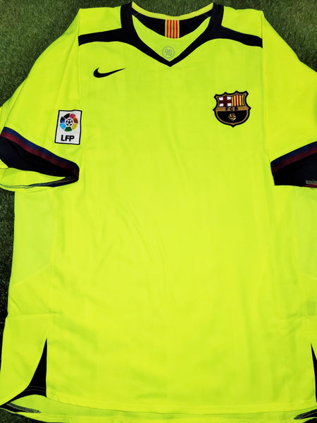 Messi Barcelona 2005 2006 Away Soccer Jersey Shirt XL SKU# 195971 Nike