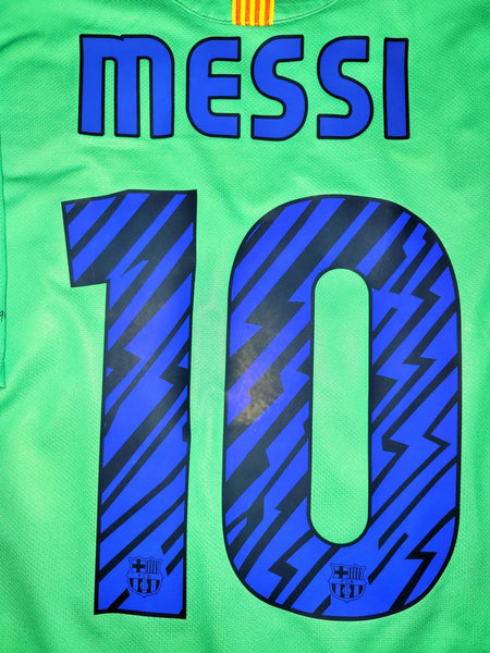 Messi Barcelona 2010 2011 Away Soccer Jersey Shirt XL SKU# 382358-310 Nike