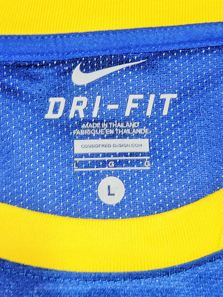 Messi Barcelona 2010 2011 Home PLAYER ISSUE Soccer Jersey Shirt L SKU# 406809-486 Nike