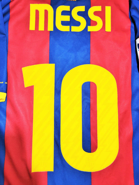 Messi Barcelona 2010 2011 Home Soccer Jersey Shirt XL SKU# 382354-488 Nike