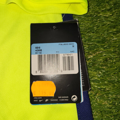 Messi Barcelona 2014 2015 TREBLE UEFA Third Soccer Jersey Shirt BNWT M SKU 631132 - 711 Nike