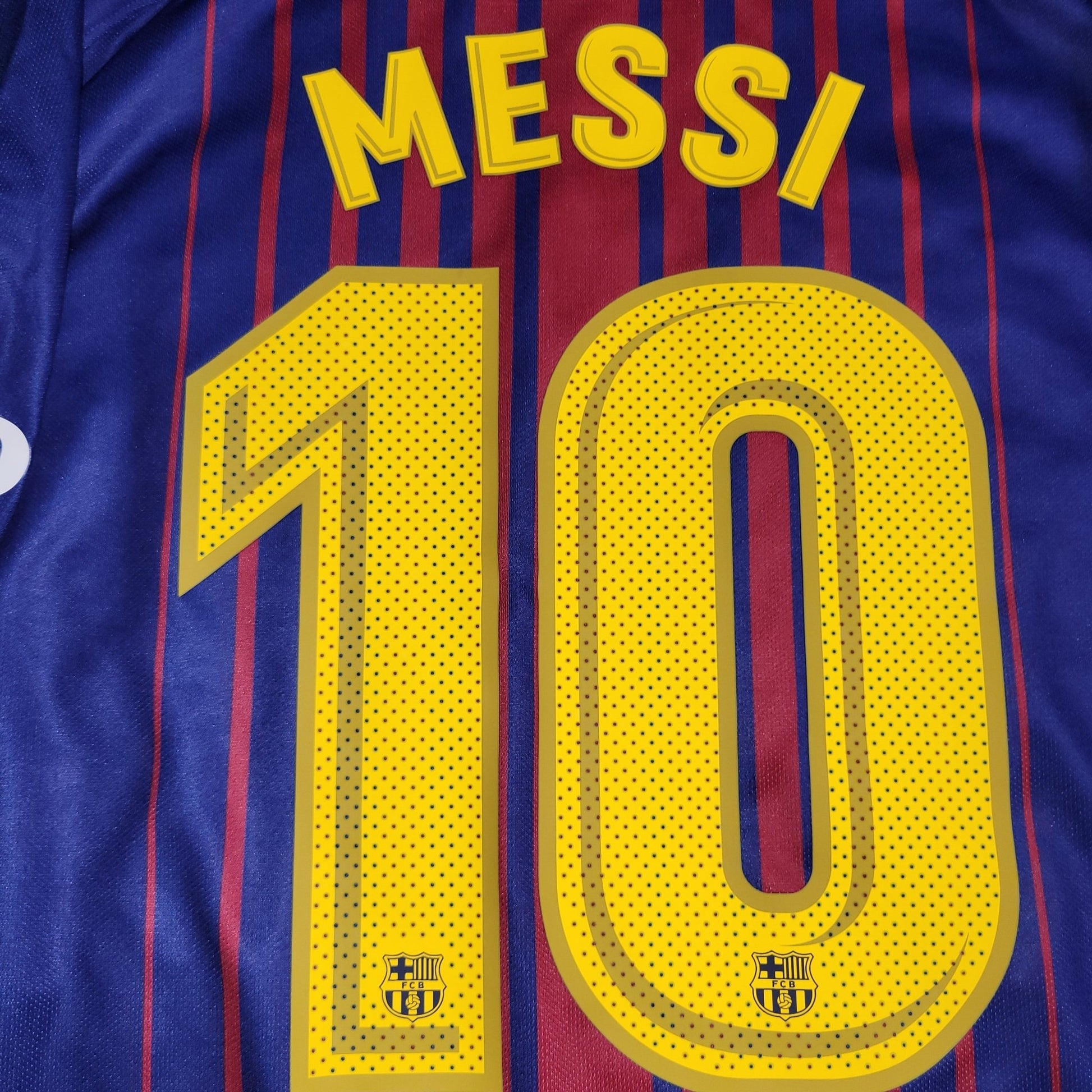Messi Barcelona 2018 2019 Home Soccer Jersey Shirt BNWT L SKU 847255 - 457 Nike