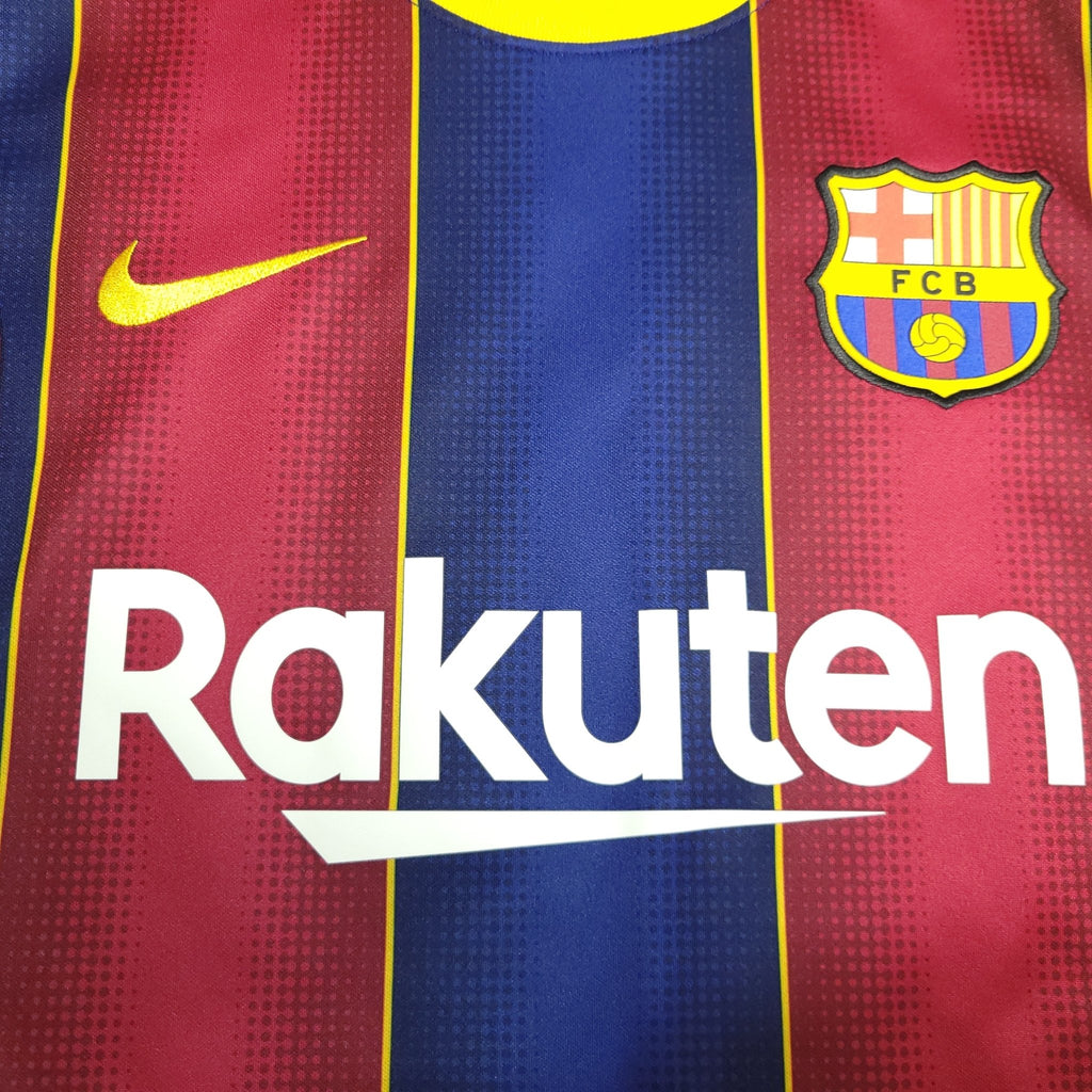 Messi Barcelona 2020 2021 COPA DEL REY LAST SEASON Home Soccer Jersey foreversoccerjerseys