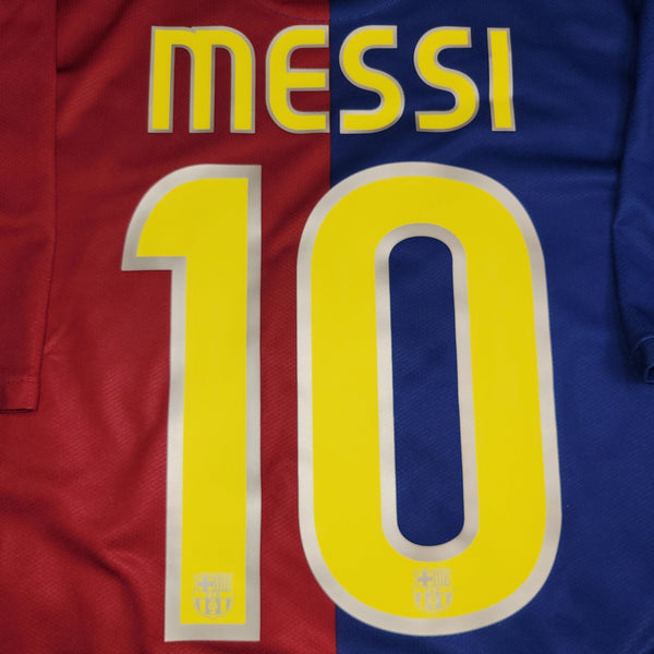 Nike Barcelona Home Messi 10 Jersey 2025-2026 (Champions League) incl. La Liga Patch - Size L
