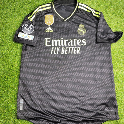 Modric Real Madrid 2022 2023 Third UEFA PLAYER ISSUE Soccer Jersey Shirt L SKU HI1657 Adidas