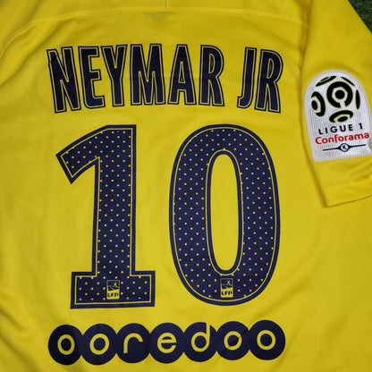 Neymar PSG Paris Saint Germain DEBUT SEASON 2017 2018 Away Soccer Jersey Shirt L SKU# 847268 - 720 Nike