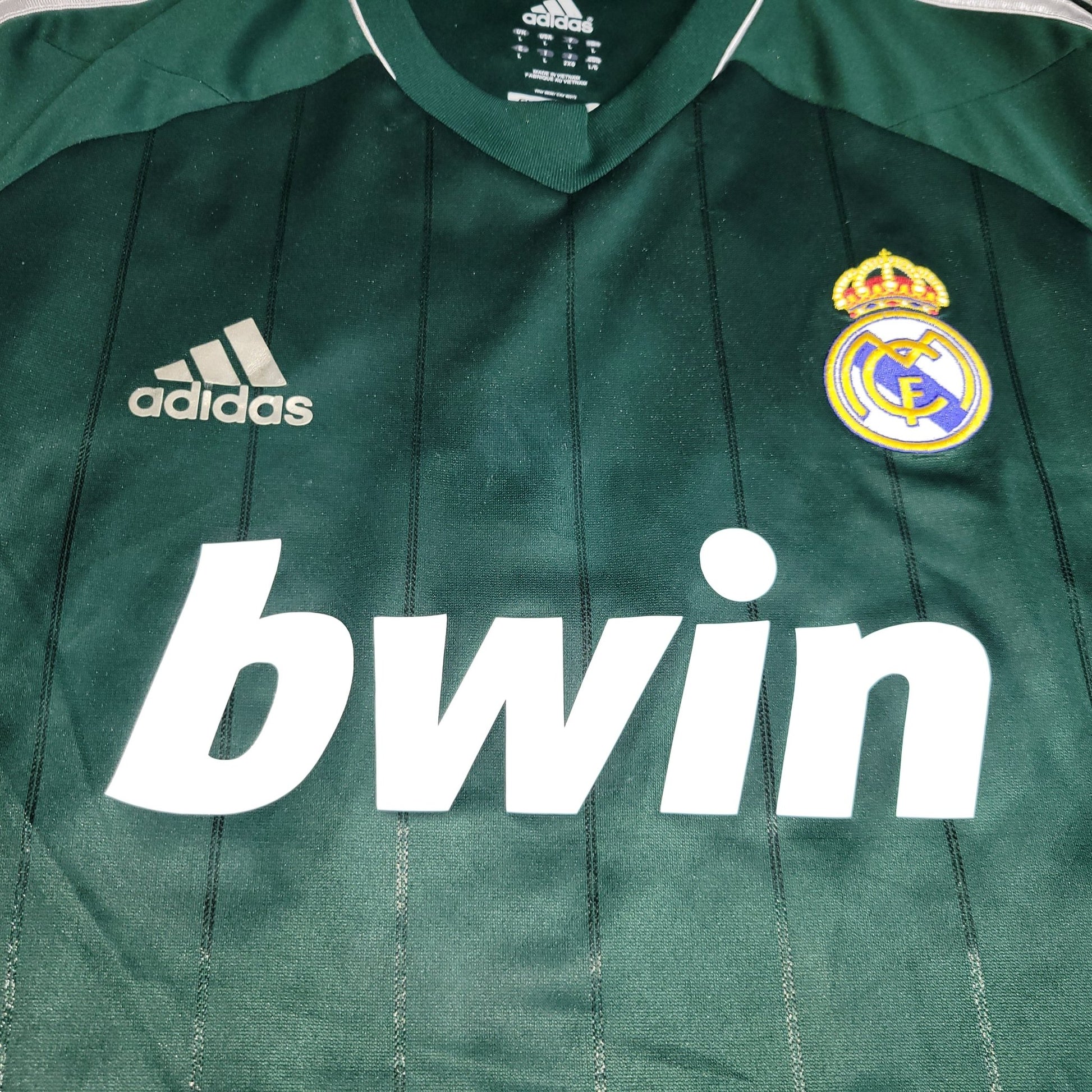 Ozil Real Madrid 2012 2013 Third UEFA Soccer Jersey Shirt L SKU X53540 Adidas