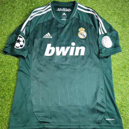 Ozil Real Madrid 2012 2013 Third UEFA Soccer Jersey Shirt L SKU X53540 Adidas