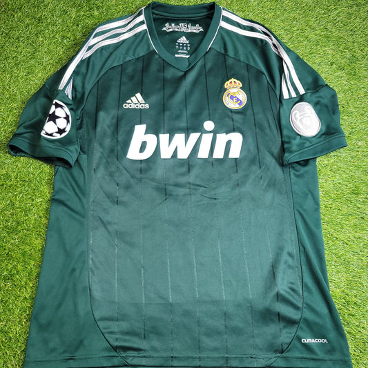 Ozil Real Madrid 2012 2013 Third UEFA Soccer Jersey Shirt L SKU X53540 Adidas