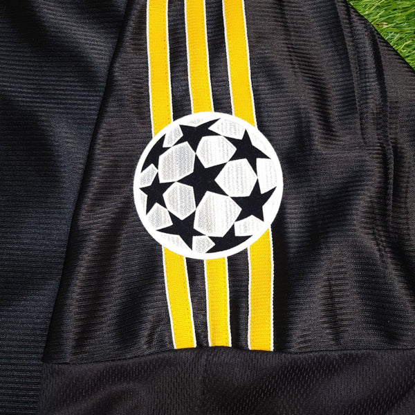 Raul Real Madrid UEFA FINAL 1999 2000 Away Soccer Jersey Shirt L SKU# 627113 ASR001/02 Adidas