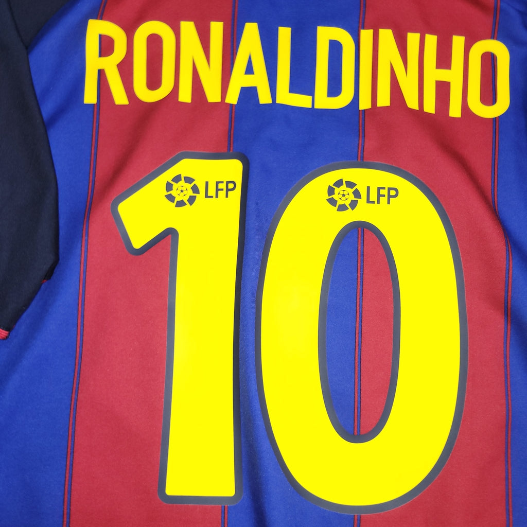 2002-03 Barcelona Away Shirt Riquelme #10 - 7/10 - (L)