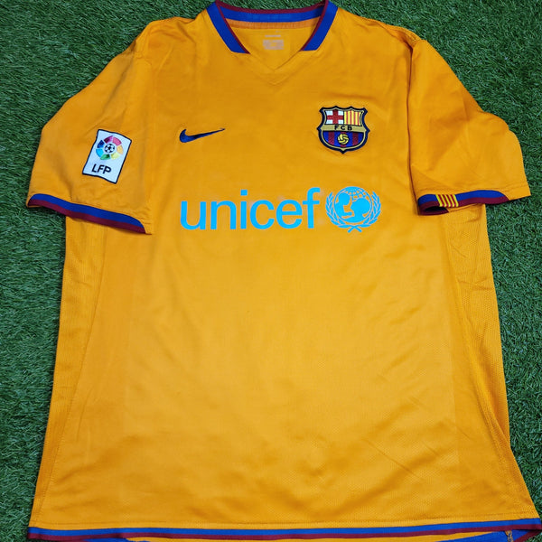 Ronaldinho Barcelona 2006 2007 Away Soccer Jersey Trikot Shirt L SKU# 146982 foreversoccerjerseys