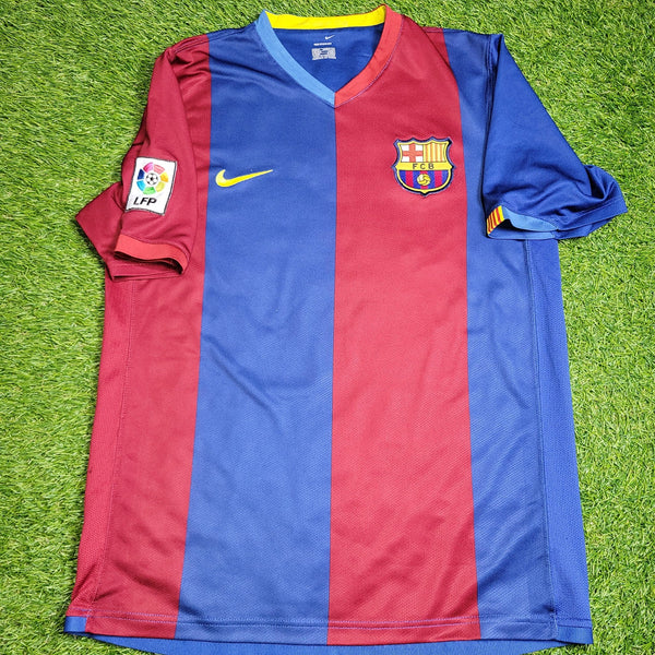 Ronaldinho Barcelona 2006 2007 Home Soccer Jersey Shirt M SKU# F6AOM 146980 Nike
