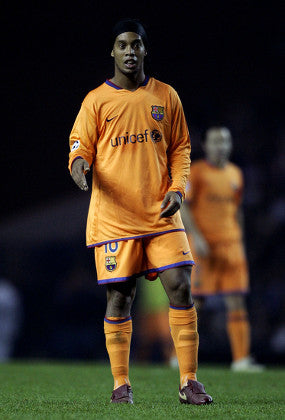 Ronaldinho Barcelona 2007 2008 Third Long Sleeve Soccer Jersey XL SKU# 244795-818