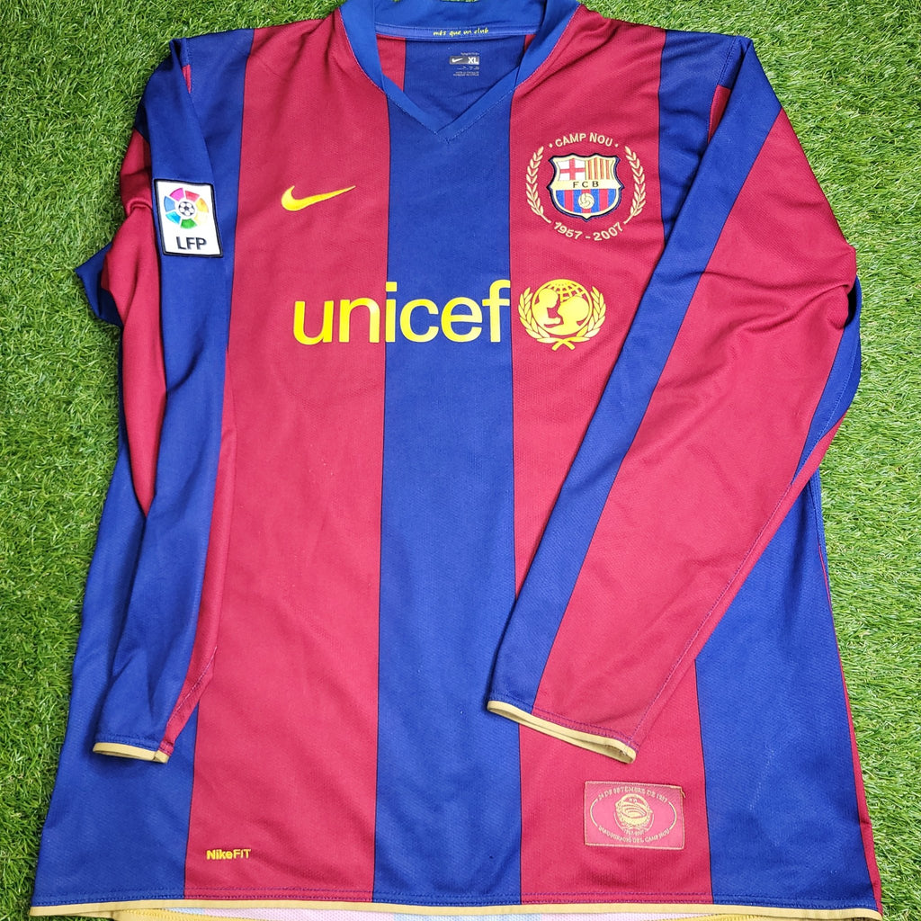 Ronaldinho Barcelona Anniversary 2007 2008 Long Sleeve