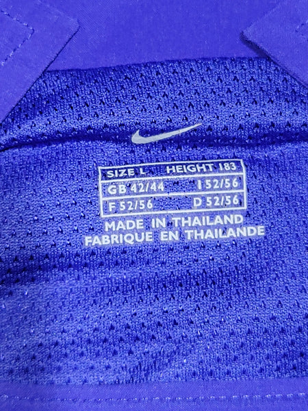 Ronaldinho Brazil 2002 WORLD CUP PLAYER ISSUE Away Soccer Jersey Shirt L SKU# S20901TIC 182263 foreversoccerjerseys