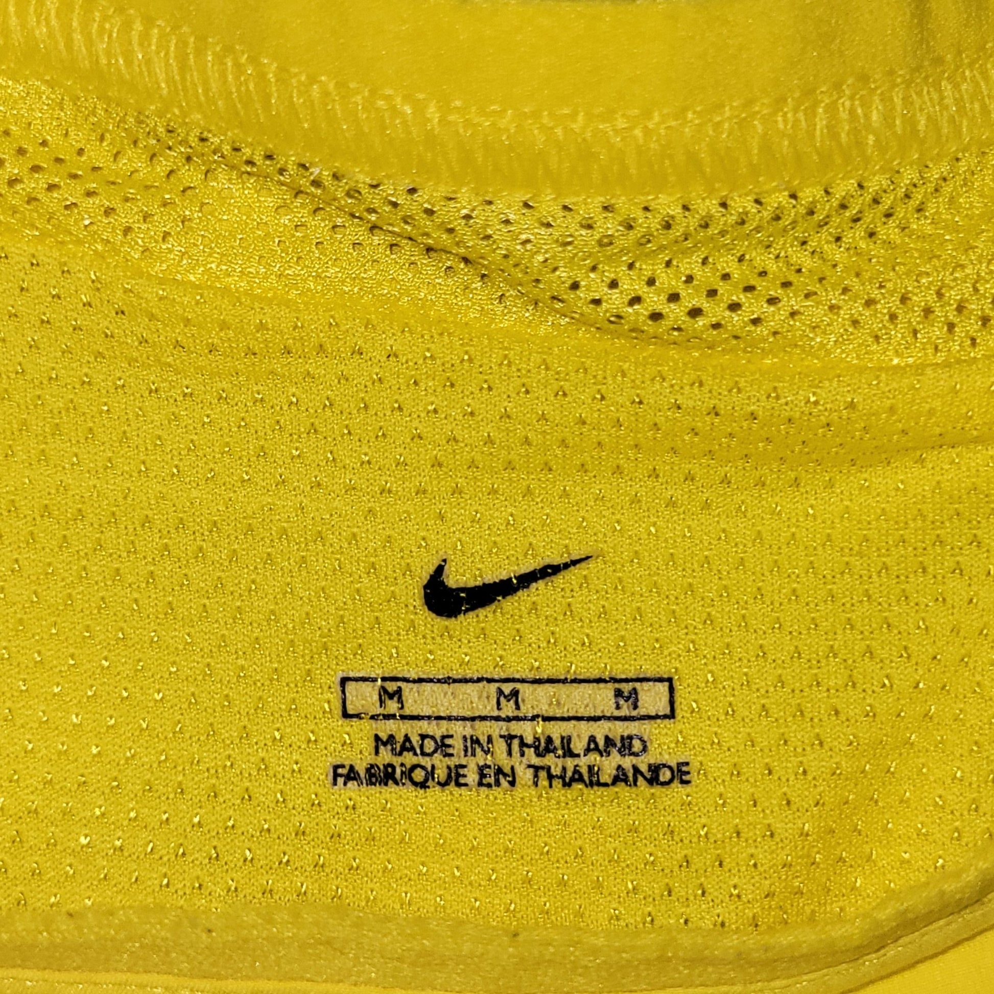 Ronaldinho Brazil 2002 WORLD CUP PLAYER ISSUE Soccer Home Jersey Shirt M SKU 182264 Nike