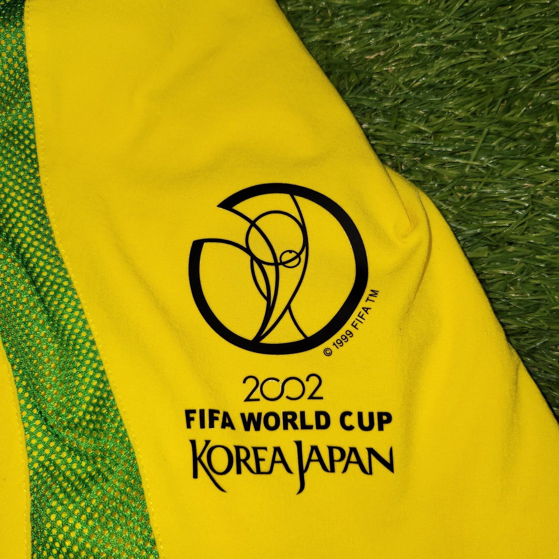 Ronaldinho Brazil 2002 WORLD CUP PLAYER ISSUE Soccer Home Jersey Shirt M SKU 182264 Nike