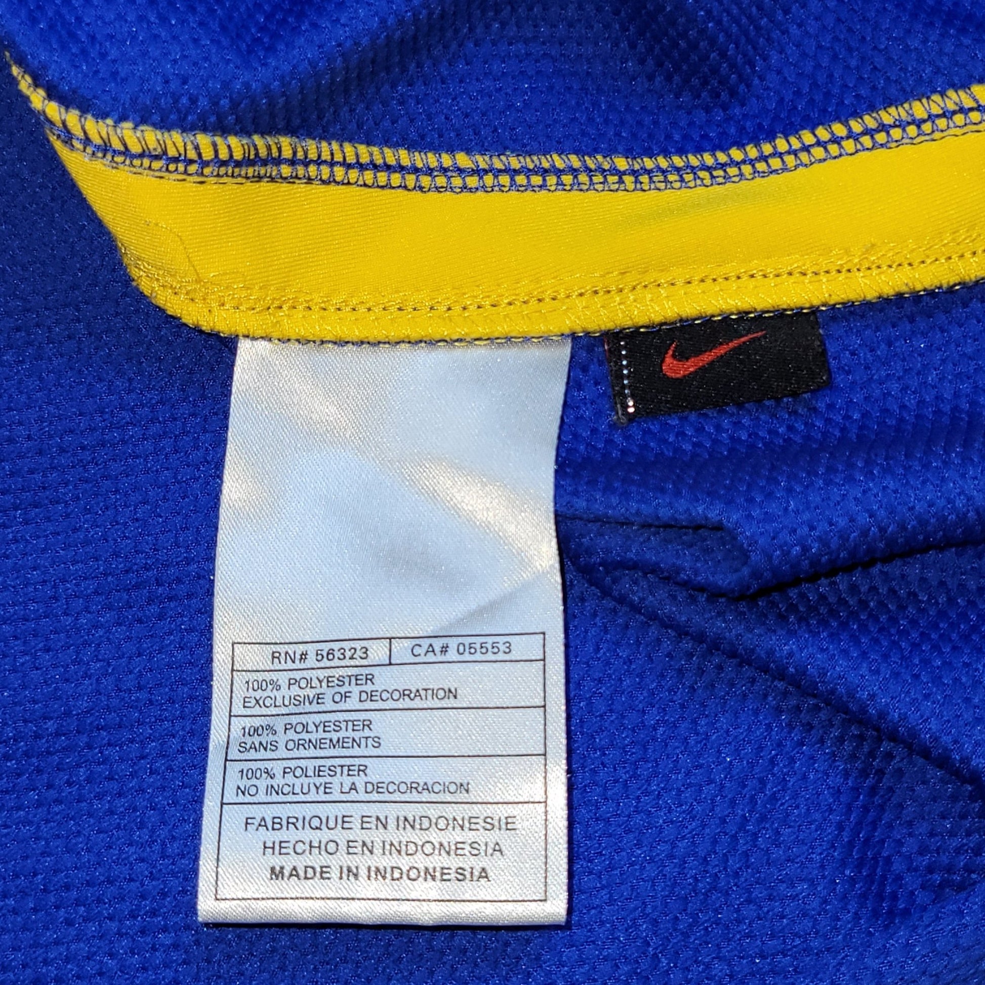 Ronaldinho Brazil 2008 Away Soccer Jersey Shirt M SKU 258950 - 493 Nike