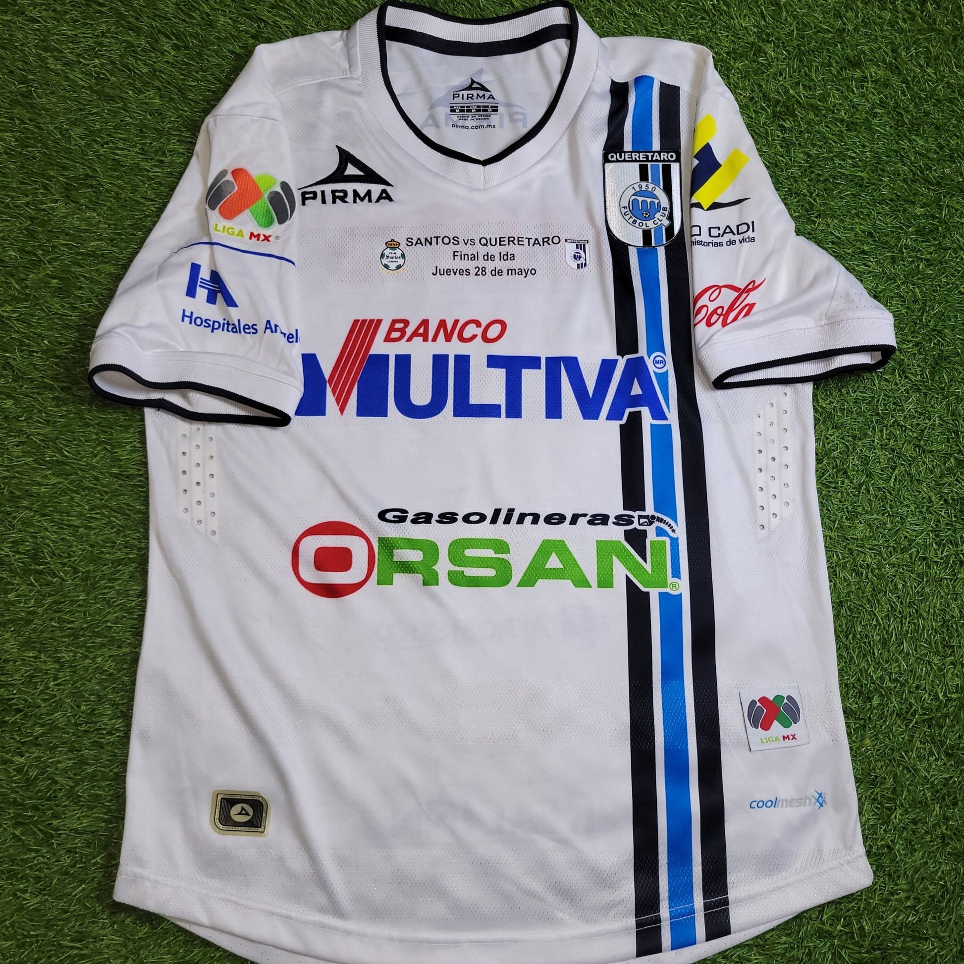 Ronaldinho Queretaro Pirma PLAYER ISSUE 2014 2015 Away Soccer Jersey Shirt M PIRMA