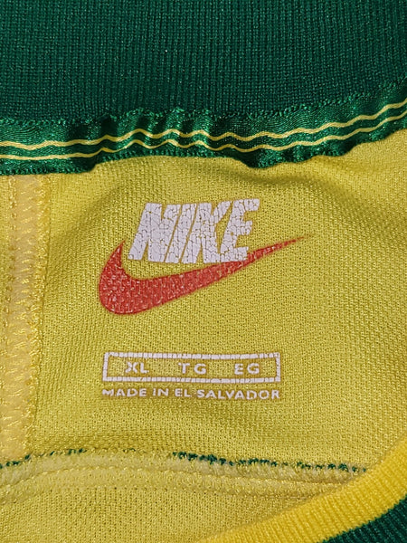 Ronaldo Brazil 1998 WORLD CUP Nike Home Soccer Jersey Shirt XL Nike