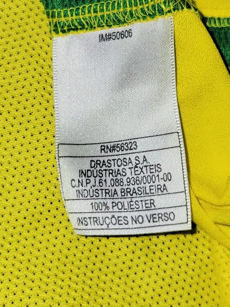 Ronaldo Brazil 2002 WORLD CUP Soccer Home Jersey Shirt XL Nike