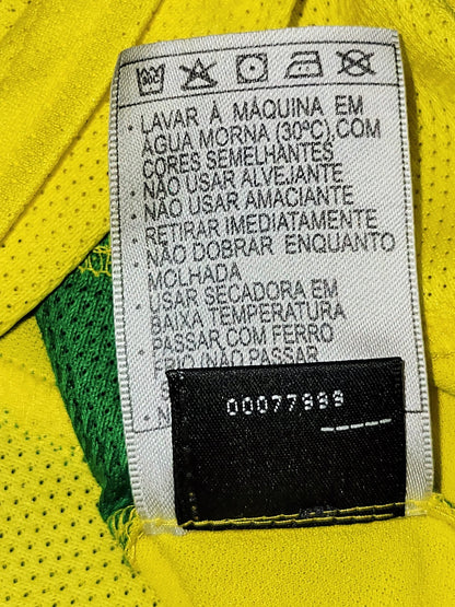 Ronaldo Brazil 2002 WORLD CUP Soccer Home Jersey Shirt XL Nike