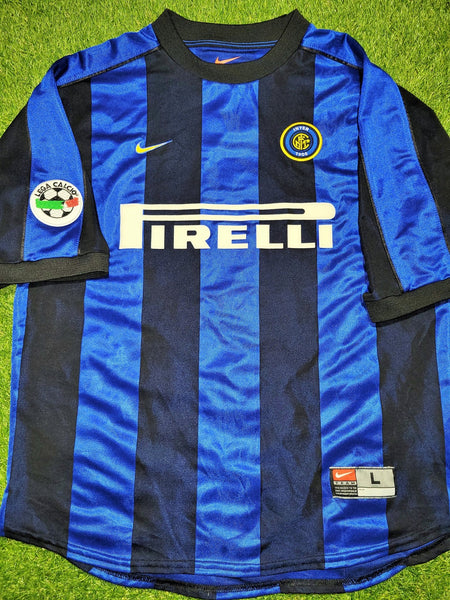 Ronaldo Inter Milan 1999 2000 Soccer Jersey Shirt L Nike